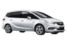 Vauxhall Zafira 5 plus 2 people carrier for Harrogate minibus hire