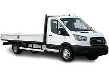 Ford Transit dropside van for hire in Harrogate